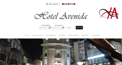 Desktop Screenshot of hotelavenidapontevedra.com