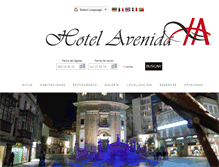 Tablet Screenshot of hotelavenidapontevedra.com
